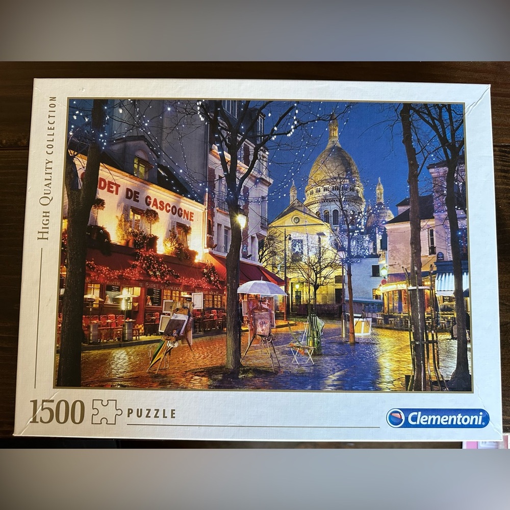 Puzzle Clementoni, PARIS, MONTMARTRE #3199 1500 Piece High Quality Collection